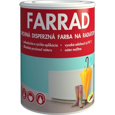 PAM Farrad biela 0,7kg - farba na radiátory