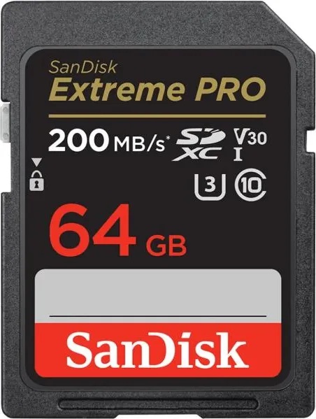 SanDisk Extreme PRO SDXC 64GB UHS-I/U3/C10 (SDSDXXU-064G-GN4IN/121595)