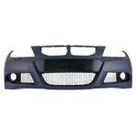  Предна броня за BMW E90 / E91 (2005-2008) - M-Tech дизайн с отвори за пръскалки, без парктроник грундирана (51118041131S1)