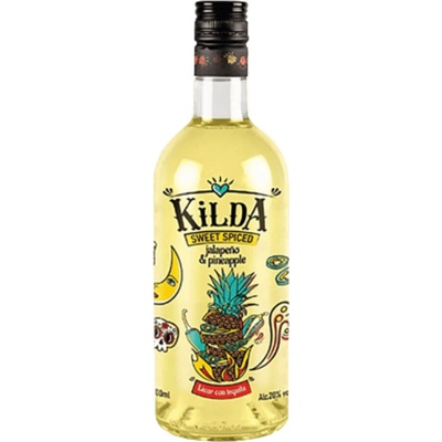KILDA Sweet Spiced Jalapeño & Pineapple 20% 0,7 l (holá láhev)