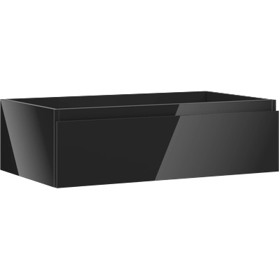 Mexen Orio шкаф за баня под мивка 80 см, 1 чекмедже, черен гланц - 91A10-08023-1-BF70 (91A10-08023-1-BF70)