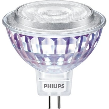 Philips LED žárovka GU5,3 MR16 7W 50W teplá bílá 2700K stmívatelná, reflektor 12V 36°