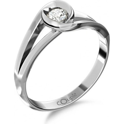 Couple prsten Pauline bílé zlato se zirkonem 6660223 0 1