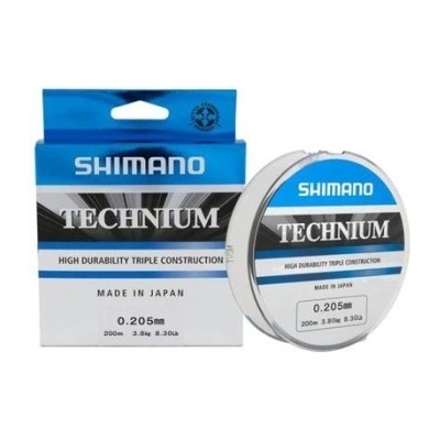 Shimano Technium 200 m 0,20 mm 3,8 kg