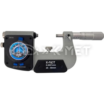 K-MET Дигитален пасаметър k-met 7126-95-050 - 25-50 мм, 0, 0002 мм (7126-95-050)