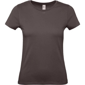 B&C Collection B&c e150 / Дамска тениска с обло деколте - кафява с мече xl (01002t15004)