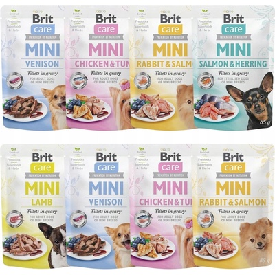 Brit Care Mini mix chutí 8 x 85 g