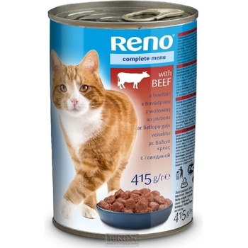 Reno Cat Kousky hovězí 415 g