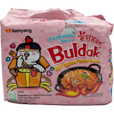 Rezance Samyang Buldak Carbonara Chicken Ramen 5 x 130 g