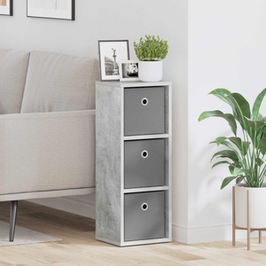 vidaXL Служебен шкаф с чекмедже Циментено сиво 25, 5 x 22 x 69, 5 см (8000551)