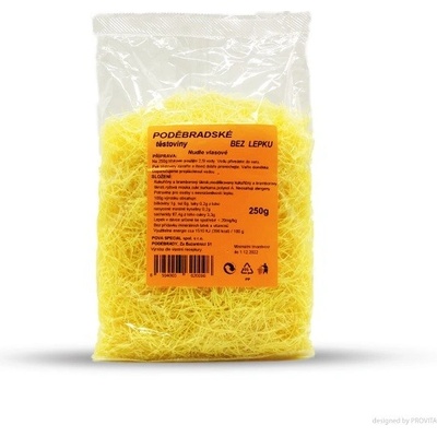 Pova bezlepkové vlasové rezance 250 g
