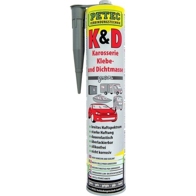 PETEC 94630 Karosářská těsnicí a lepicí hmota šedá 310 ml