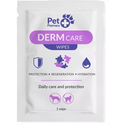 Vetfood Дермални кърпички, 20 кърпички