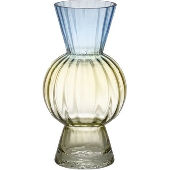 4LIVING Стъклена ваза Poppy - цвят син/зелен (TB--653071)