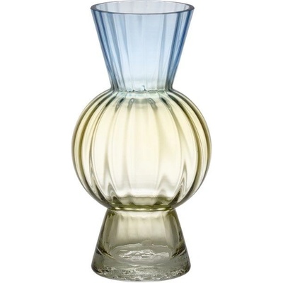 4LIVING Стъклена ваза Poppy - цвят син/зелен (TB--653071)