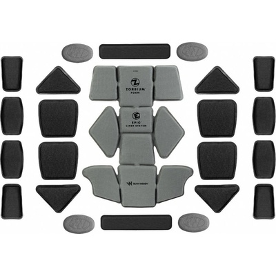 Polstrovanie do helmy Epic Combat Pads System Team Wendy Foliage Green