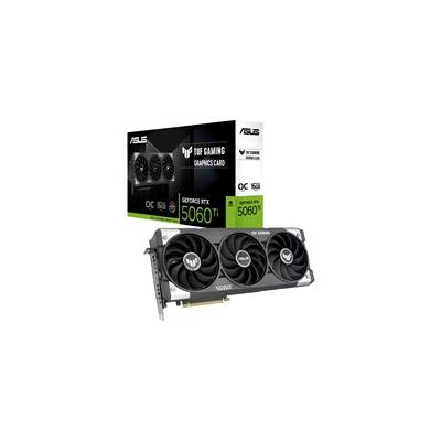 ASUS VGA NVIDIA GeForce RTX 5060 Ti TUF GAMING OC 16G, 16GB GDDR7, 3xDP, 3xHDMI 90YV0MG0-M0NA00