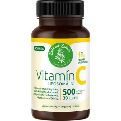 Zelená Země Vitamín C lipozomálny 30 ks