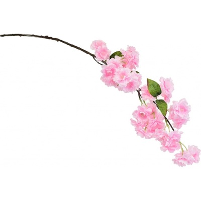 Jarní kvetoucí větev světle růžová 90 cm
