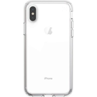 Speck Presidio Stay Clear Case - удароустойчив хибриден кейс за iPhone XS, iPhone X (прозрачен)