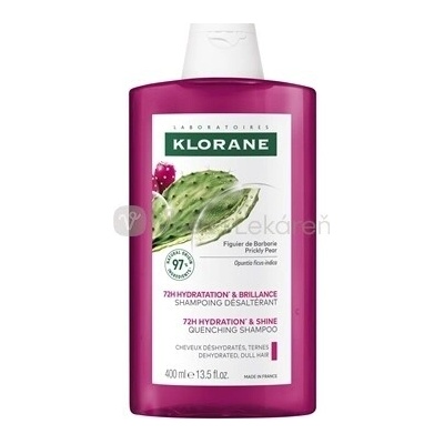 KLORANE Hydratační šampon s opuncií 400 ml
