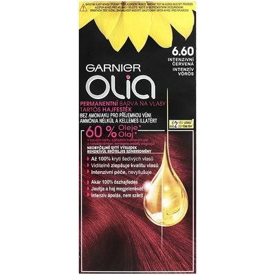 Garnier Olia farba na vlasy na farbené vlasy 6,60 Intense Red 60 g