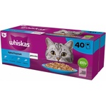 Whiskas WHISKAS Fish Favourites in jelly Храна за котки, мокра, с вкус на риба в желе, 40x85 g
