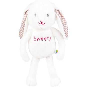 Image 1 of Balibazoo Мека играчка за гушкане Bali Bazoo - Bunny, бяла (111052)