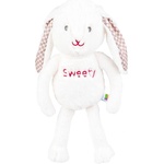 Balibazoo Мека играчка за гушкане Bali Bazoo - Bunny, бяла (111052) - ozone
