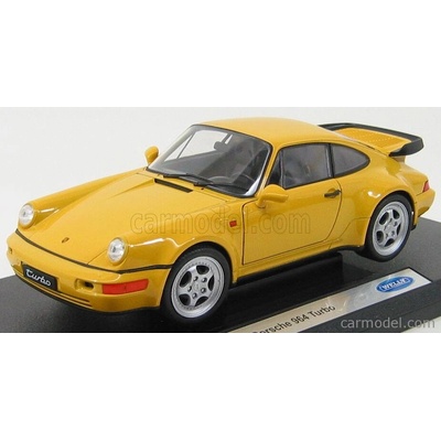 Welly Porsche 911 964 Turbo 1990 Žlutá 1:18