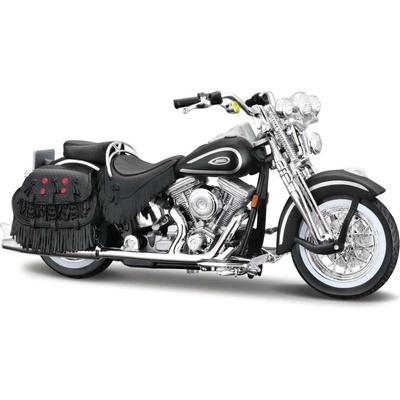 Maisto Harley-Davidson 1999 FLSTS Heritage Softail Springer matná čierna 1:18