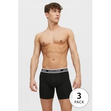 Jack & Jones pánske boxerky 12127816 čierne 3Pack