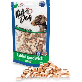 KIDDOG MINI králičí sendvič 80 g