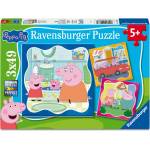 Ravensburger Пъзел Ravensburger от 3 х 49 части - Пепа Пиг (12004288) - ozone