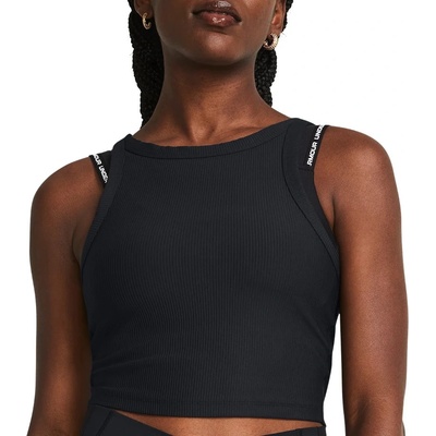 Under Armour Потник Under Armour Meridian Rib Crop Tank-BLK 1384008-001 Размер M