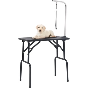 Image 1 of vidaXL Регулируема маса за груминг на кучета с 1 каишка (171066)