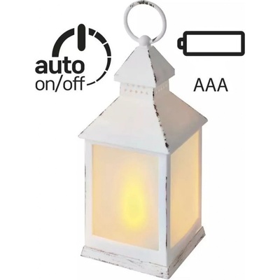 Emos DCLV06 LED dekorace lucerna mléčná 3x AAA bílá vintage – Hledejceny.cz