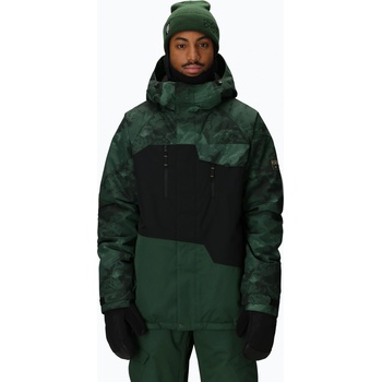 686 Мъжко яке за сноуборд 686 Geo Insulated moss green colourblock
