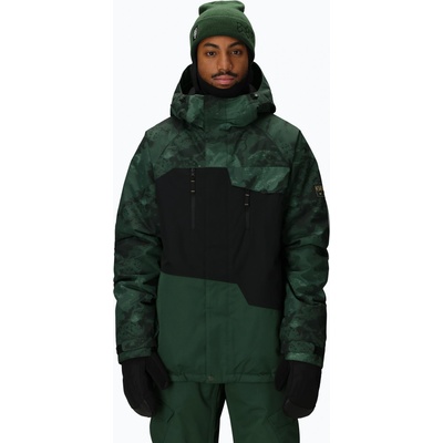 686 Мъжко яке за сноуборд 686 Geo Insulated moss green colourblock
