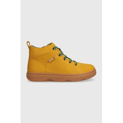 Camper Детски половинки обувки от кожа Camper Kiddo Kids в жълто (K900189.28.34)