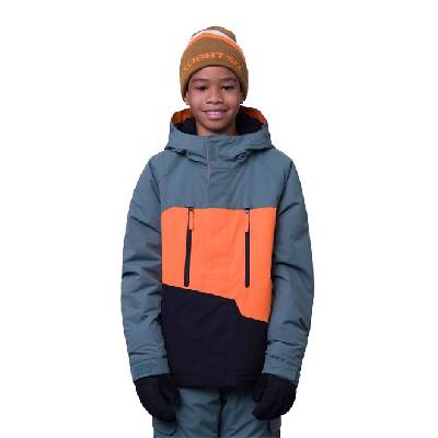 686 bunda Boys Geo Insulated Jacket Cypress Green Colorblock (CGCB) Vel.: S