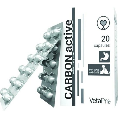 VetaPro CarbonActive 20 kapsúl