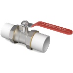 Mexen PPR сферичен вентил с връзки PPR заварен за тръби PPR 20 x 20 - W97350-20-00 (W97350-20-00)