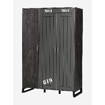 Гардероб Dark 3D антрацит