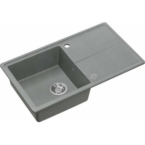 Quadron Вградена мивка Quadron Pop Tony 111, сива, композитна, 78x45 см (HTO7845SZK) Мивка за вграждане