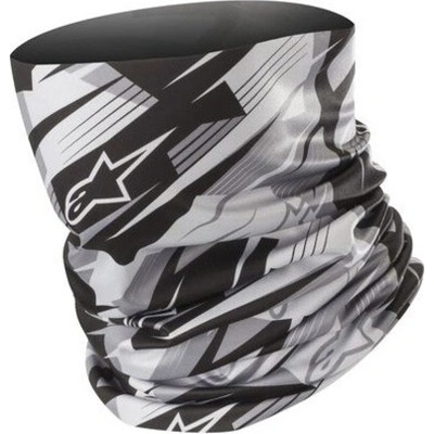 nákrčník BLURRED NECK TUBE ALPINESTARS (čierna/šedá)