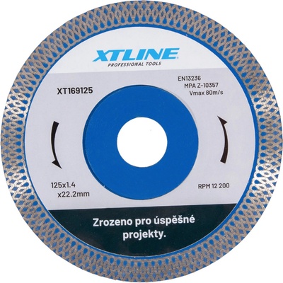 Xtline Kotouč diamantový turbo 180 x 2,0 x 25,4 / 22,2 mm XT169180 – Zboží Mobilmania