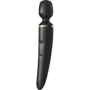 Satisfyer Wand-er Woman - водоустойчив масажен вибратор - черен