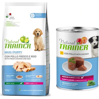 Nova Foods Trainer Natural Puppy Maxi, kura 12 kg