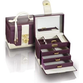 Juwelendieb šperkovnice Hanna 70003 35 fialová